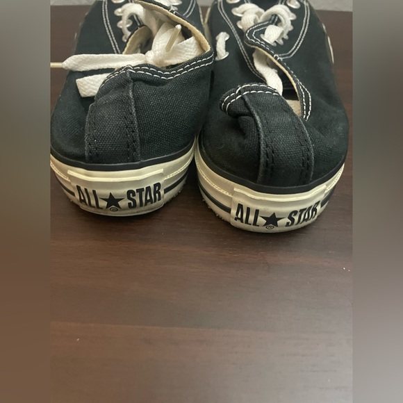 Converse Black and White Canvas Sneakers - Picture 3 of 5